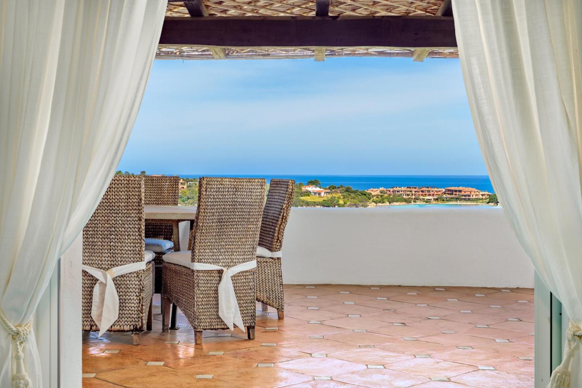Вилла Terrazza Sul Mare A Порто-Черво Экстерьер фото